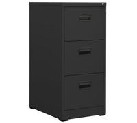 vidaXL Armario archivador de acero antracita 46x62x102,5 cm