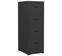 vidaXL Armario archivador de acero antracita 46x62x133 cm