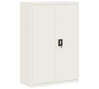 vidaXL Armario archivador de oficina de acero 90x40x140 cm Blanco