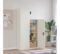 vidaXL Armario archivador de acero blanco 90x40x180 cm