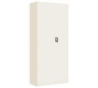 vidaXL Armario archivador de Acero Blanco 90x40x200 cm