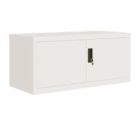 Archivador blanco vidaXL, 90x40x40 cm, acero