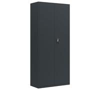 vidaXL Armario archivador de acero gris antracita 90x40x200 cm