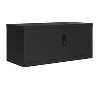vidaXL Armario archivador de Acero Negro 90x40x40 cm