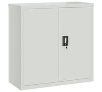 vidaXL Armario Archivador de Oficina con 2 Puertas Metal Acero Mueble Taquilla