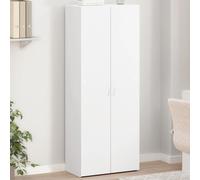vidaXL Armario archivador de madera de ingeniería Multicolor Blanco