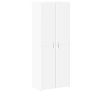 vidaXL Armario archivador de madera de ingeniería Multicolor Blanco