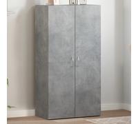 vidaXL Armario archivador madera ingeniería gris hormigón 60x32x115 cm