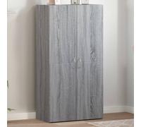 vidaXL Armario archivador madera ingeniería gris Sonoma 60x32x115 cm