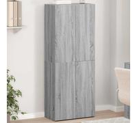 vidaXL Armario archivador madera ingeniería gris Sonoma 60x32x153 cm