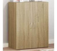 vidaXL Armario archivador Mueble de almacenaje Madera ingeniería Roble Sonoma 60x32x77,5 cm
