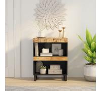 vidaXL Armario auxiliar madera maciza de mango 60x33x75 cm