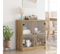 vidaXL Armario auxiliar Roble artisan 68 x 37 x 75,5 cm