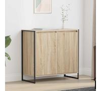 vidaXL Armario auxiliar Sonoma 79 x 36 x 75 cm Madera de ingeniería