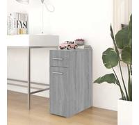vidaXL Armario botiquín madera contrachapada gris Sonoma 20x45,5x60cm