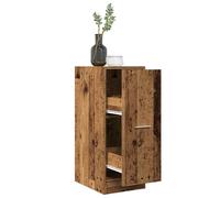 vidaXL Armario botiquín madera de ingeniería envejecido 30x41x77,5 cm