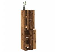 vidaXL Armario botiquín madera de ingeniería envejecido 40x41x174,5 cm