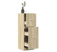 Armario de farmacia vidaXL, estilo Sonoma, color roble, 40x41x118 cm, fabricado en material de madera