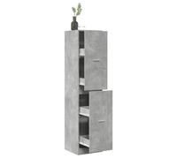 vidaXL Armario botiquín madera ingeniería 40x41x174,5 cm en color Marrón roble/Roble/Roble Sonoma y más | almacenamiento funcional diseño moderno para baño dormitorio sala