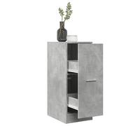 vidaXL Armario botiquín madera ingeniería gris hormigón 30x41x77,5 cm