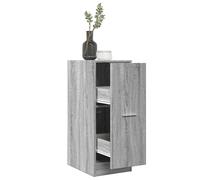 vidaXL Armario botiquín madera ingeniería gris Sonoma 30x41x77,5 cm