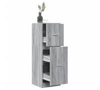 vidaXL Armario botiquín madera ingeniería gris Sonoma 40x41x118 cm
