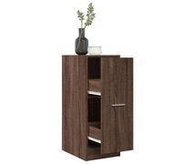 vidaXL Armario botiquín madera ingeniería marrón roble 30x41x77,5 cm