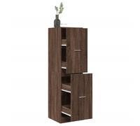 Armario de farmacia vidaXL, estilo roble, 40x41x144,5 cm, material de madera