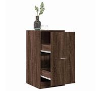 vidaXL Armario botiquín madera ingeniería marrón roble 40x41x77,5 cm