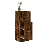 vidaXL Armario botiquín madera ingeniería roble ahumado 40x41x118 cm