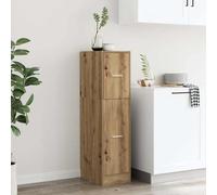 vidaXL Armario botiquín madera ingeniería roble artisian 30x41x118 cm
