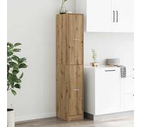vidaXL Armario botiquín madera ingeniería roble artisian 30x41x77,5 cm