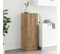 vidaXL Armario botiquín madera ingeniería roble artisian 40x41x118 cm