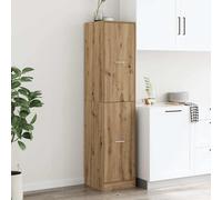 vidaXL Armario botiquín madera ingeniería roble artisian 40x41x174,5cm