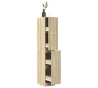 vidaXL Armario botiquín madera ingeniería roble Sonoma 30x41x174,5 cm