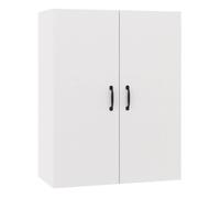 Vidaxl armario colgante de madera de ingeniería blanco 69,5x34x90 cm
