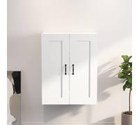 vidaXL Armario colgante de pared blanco 69,5x32,5x90 cm