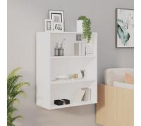 vidaXL Armario colgante de pared blanco 69,5x32,5x90 cm