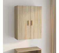 vidaXL Armario colgante de pared roble Sonoma 69,5x34x90 cm