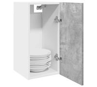 vidaXL Armario Colgante Lyon Gris hormigón 30x31x60 cm Madera de