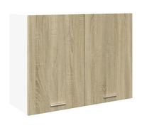 vidaXL Armario colgante Lyon Madera de ingeniería Roble Sonoma 80x31x60 cm