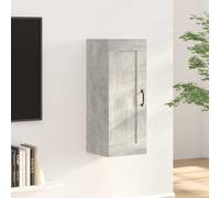 vidaXL Armario colgante madera de ingeniería gris hormigón 35x34x90 cm