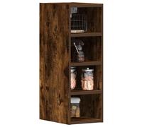vidaXL Armario colgante "Riga" roble ahumado 20x29,5x60 cm madera de ingeniería