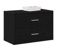vidaXL Armario con 2 cajones roble negro 60x31x40 cm madera ingeniería