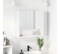 vidaXL Armario con Espejo 59 x 17 x 55 cm Madera de ingeniería