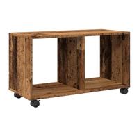 vidaXL Armario rodante de madera de ingeniería envejecida 72×33×42,5 cm
