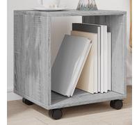 vidaXL Armario con ruedas madera ingeniería gris Sonoma 37x33x42,5 cm
