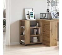 vidaXL Armario con ruedas madera ingeniería roble artisan 60x35x75 cm