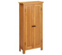 vidaXL Armario de Almacenaje Estante Mesa Auxiliar Aparador Librero Dormitorio Alacena Organizador Muebles 50x22x110 cm Madera de Roble Maciza