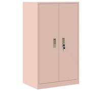 vidaXL Armario de almacenamiento 60 x 40 x 90 cm Acero Rosa